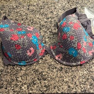 Maidenform floral print with lace size 34D like new bra